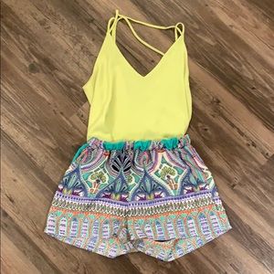 Boutique Multi Color Shorts Size Small